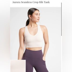 Aurora Cropped Rib Tank